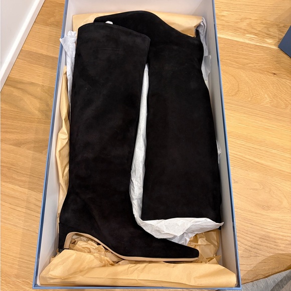 Staud Wally Boot Black Suede - 36.5 - Brand New - Picture 3 of 5